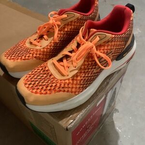 Skechers Orange Athletic Shoes